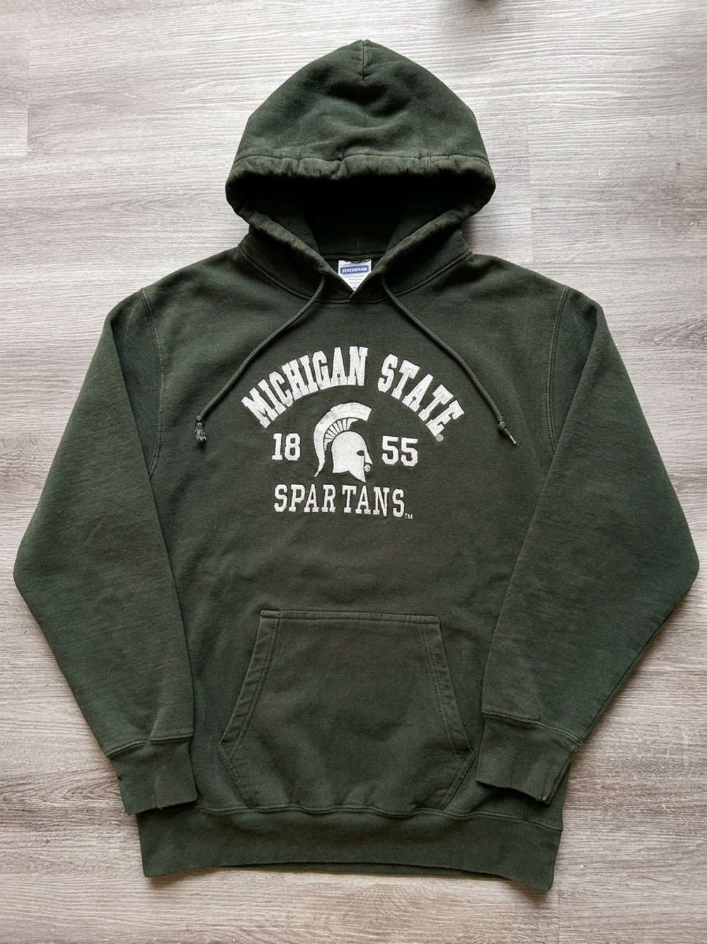 Vintage Steve & Barry’s Michigan State hooded pullover sweatshirt - Size XL